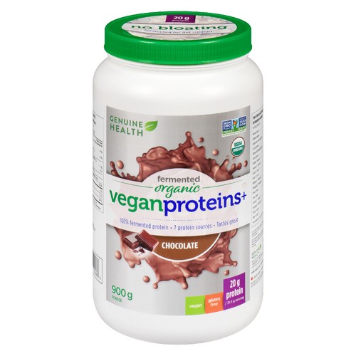 Genuine Health Vegan Organic Protein Chocolate 900 g