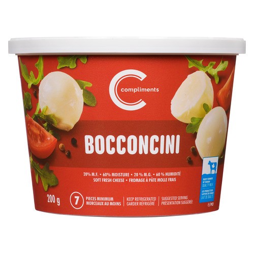 Compliments Soft Fresh Cheese Bocconcini 200 g