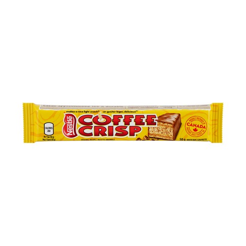 Nestlé Coffee Crisp Chocolate Bar 50 g
