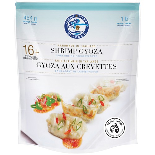 Ocean Mama Frozen Gyoza Shrimp 454 g