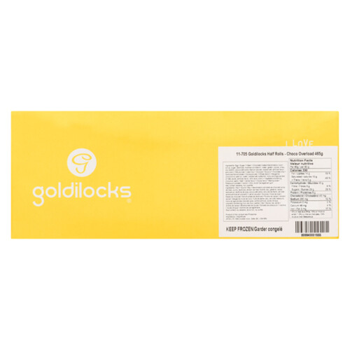 Goldilocks Frozen Half Roll Choco Overload 480 g