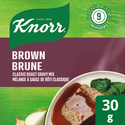Knorr Sauce Classic Gravy Brown Roast Perfect To Serve Over Meatloaf 30 g