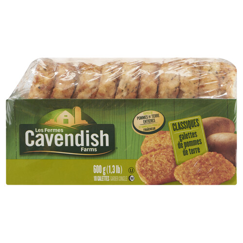 Cavendish Farms Hash Brown Patties Original 10 Pack 600 g (frozen)