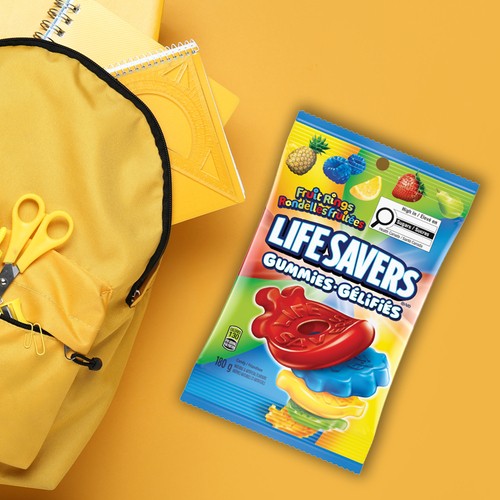 Lifesavers Gummies Candy Fruit Rings 180 g