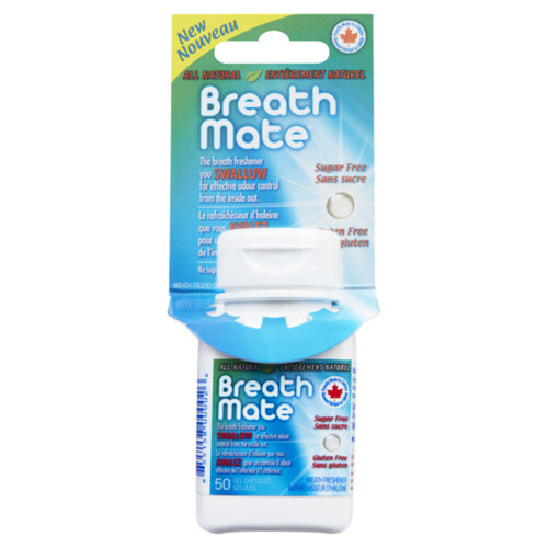 Breath Mate Breath Freshener 50 Gel Capsules