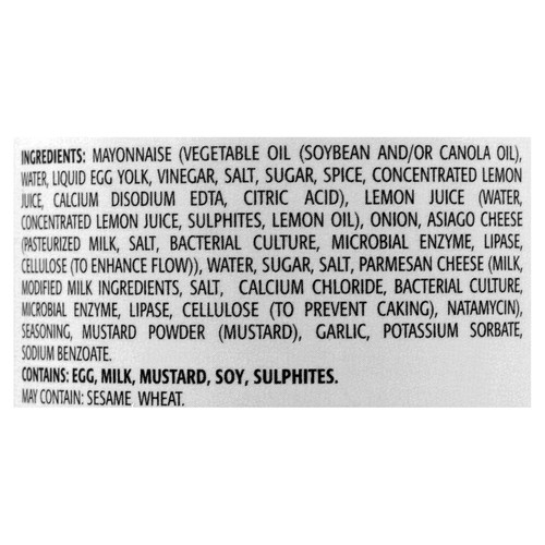 Blue Kettle Specialty Foods Dressing Asiago Caesar 350 ml