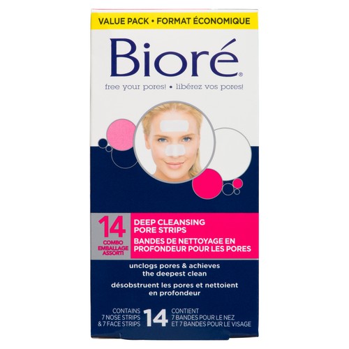 Biore Nose/Face Combo Pore Strips 14 EA