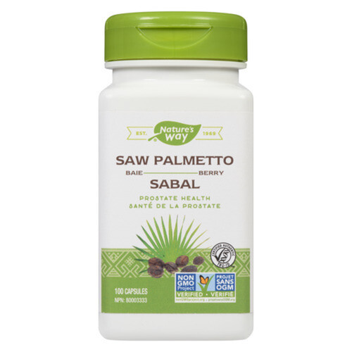 Nature's Way Saw Palmetto Capsules Berries 100 Count