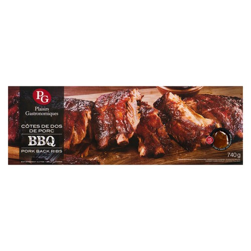 Plaisirs Gastronomiques Ribs Pork Back BBQ 740 g