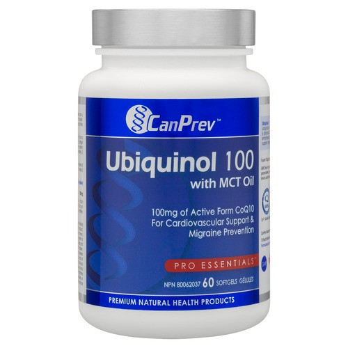 CanPrev Pro Essentials Ubiquinol 100mg With MCT Oil Softgel 60 Count