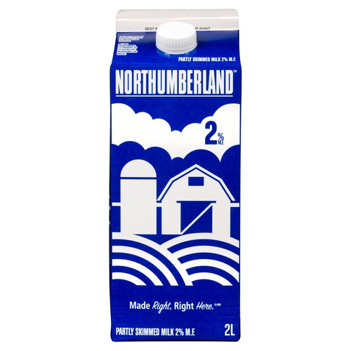 Northumberland 2% Milk Partly Skimmed 2 L