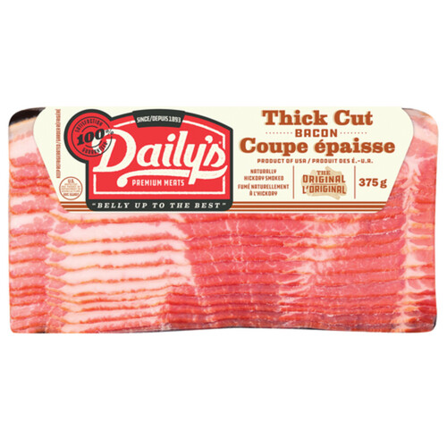 Daily's Bacon Thick Cut Original 375 g