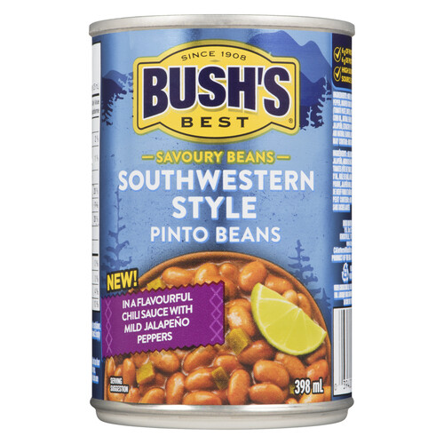Bush's Best Southwestern Style Pinto Beans 398 ml