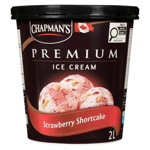 Chapman's Ice Cream Premium Strawberry Shortcake 2 L