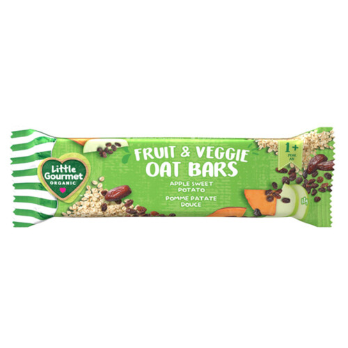 Little Gourmet Organic Fruit & Veggie Oat Bars Apple Sweet Potato 5 x 18 g