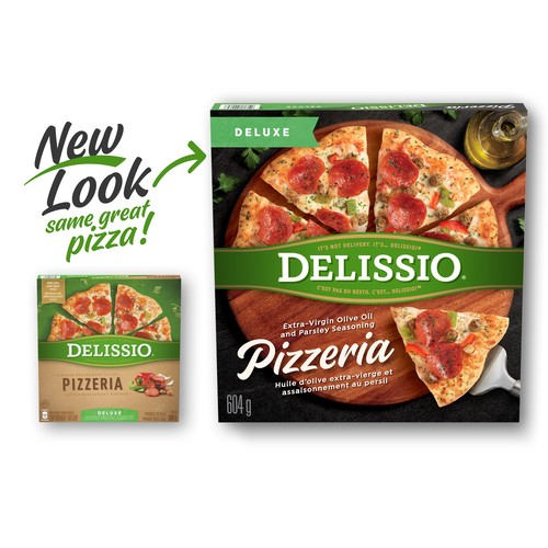 Delissio Frozen Pizza Pizzeria Deluxe 604 g