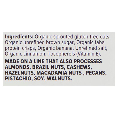 One Degree Organic Foods Protein Instant Oatmeal Banana Brown Sugar Sprouted 6 x 55 g (330 g)