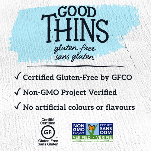 Christie Good Thins Gluten-Free Rice Crackers Sesame 100 g