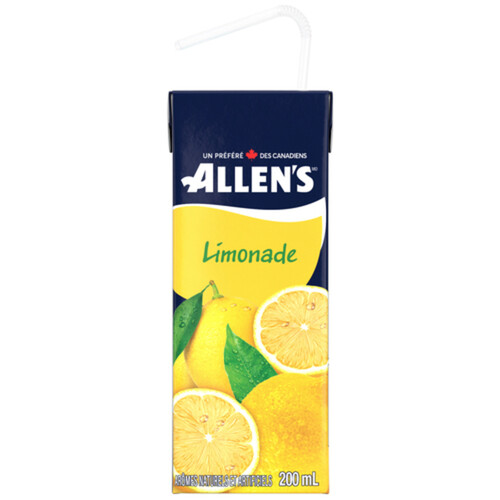 Allen's Lemonade Juice Boxes 8 x 200 ml