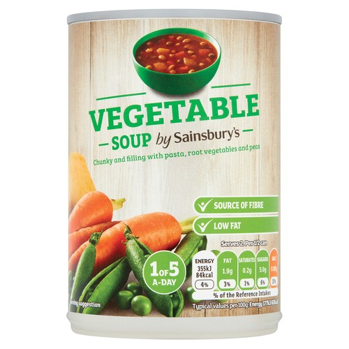 Sainsbury's Canned Soup Vegetable 400 g