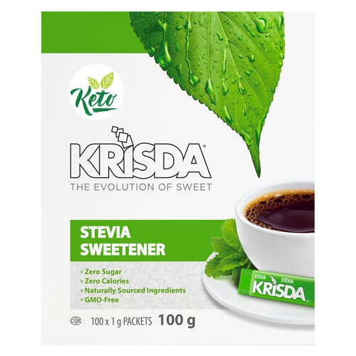 Krisda Sweetener Stevia 1 g x 100 Packets