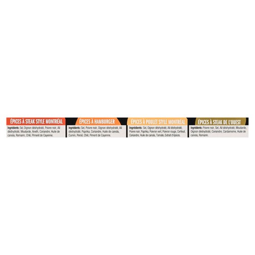 Les Aliments Dion Gluten-Free Herbs & Spices BBQ Collection 640 g