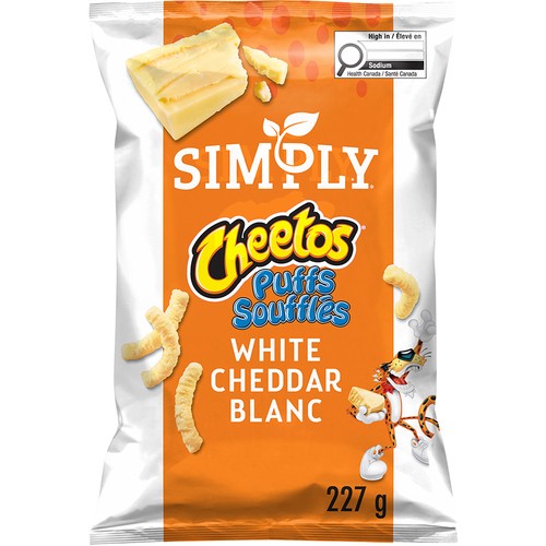 Simply Cheetos Puffs Snack White Cheddar Cheese 227 g