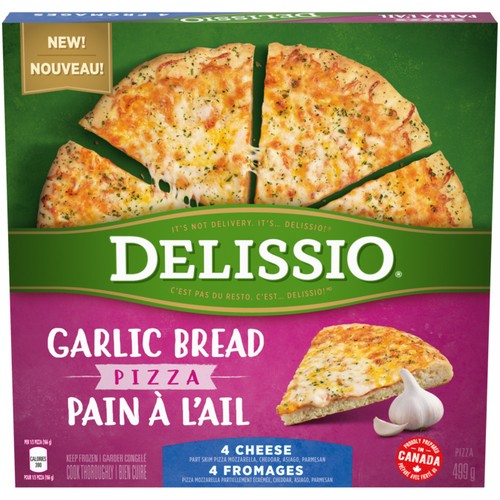 Nestlé Delissio 4 Cheese Garlic 499 g (frozen)