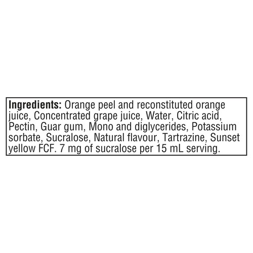 Double Fruit Sugar Free Jam Orange 375 ml