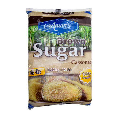 Aman's Brown Sugar Raw Coarse 4.5 kg