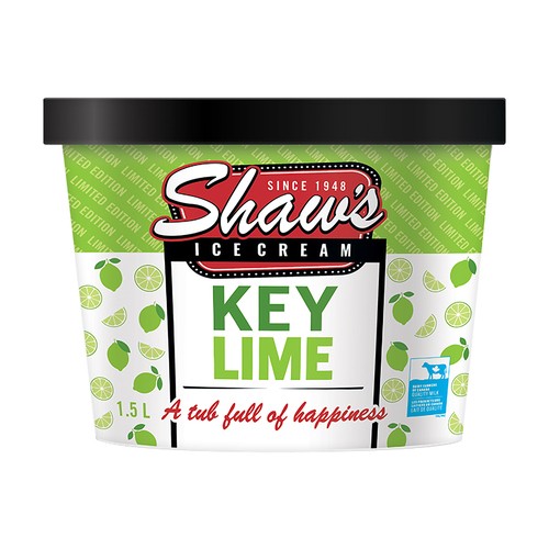 Shaw's Ice Cream Key Lime 1.5 L