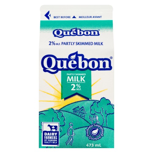 Québon 2% Milk Partly Skimmed 473 ml