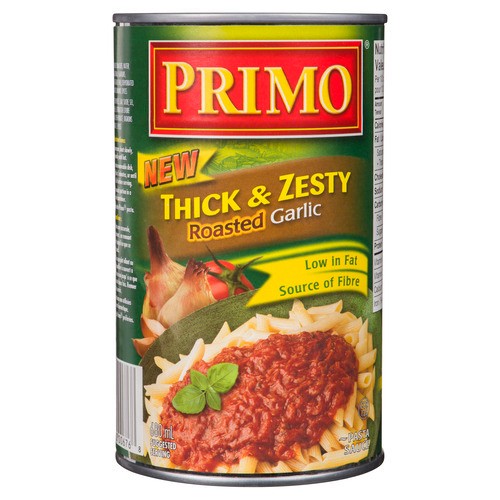 Primo Pasta Sauce Thick & Zesty Roasted Garlic 680 ml
