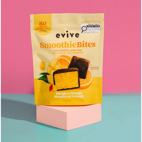 Evive Frozen Smoothie Bites Mango & Orange 144 g