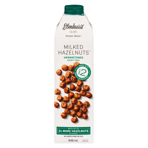 Elmhurst 1925 Milked Hazelnuts Beverage Unsweetened 946 ml