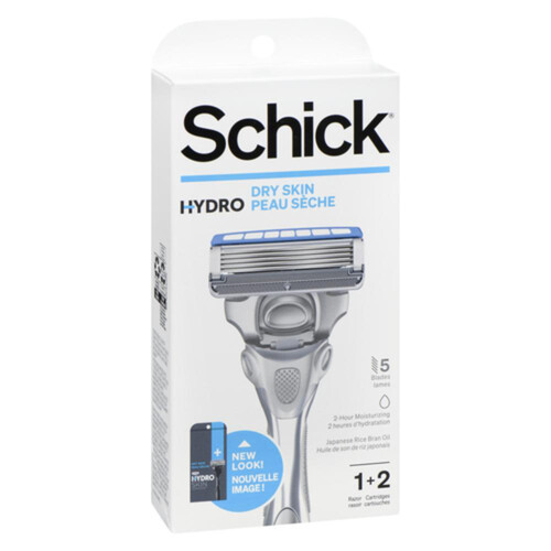 Schick Hydro 5 Blades Razor Dry Skin 1 Pack