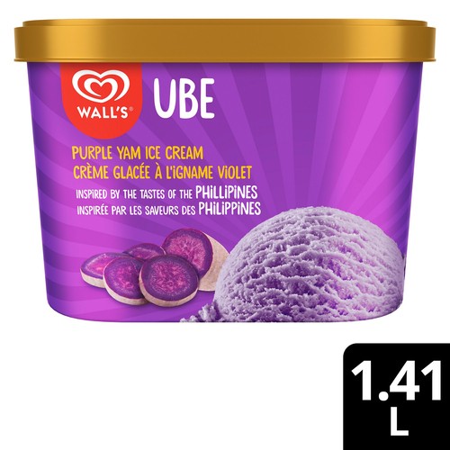 Walls Ube Ice Cream With Purple Yam Inspired By The Tastes Of Philippines 1.41 L