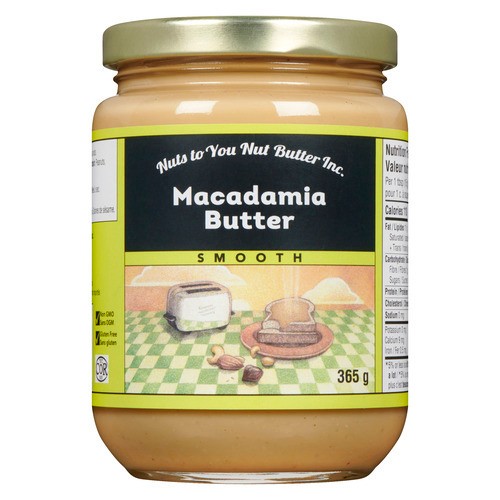 Nuts To You Nut Butter Macadamia Butter Smooth 365 g