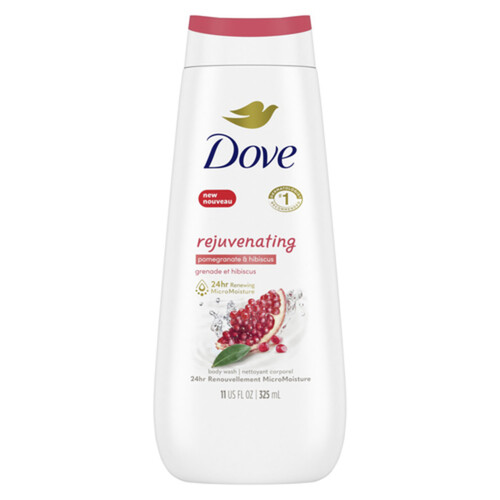 Dove Rejuvenating Body Wash Pomegranate & Hibiscus For Healthy-Looking Skin 325 ml