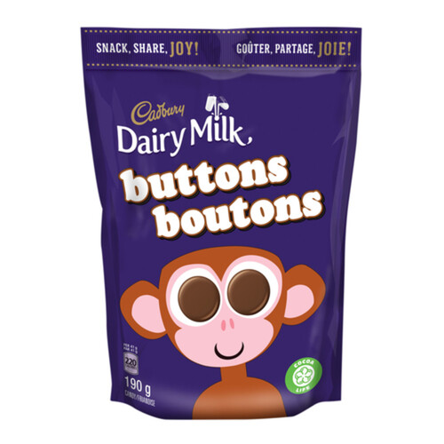 Cadbury Dairy Milk Chocolate Buttons 190 g