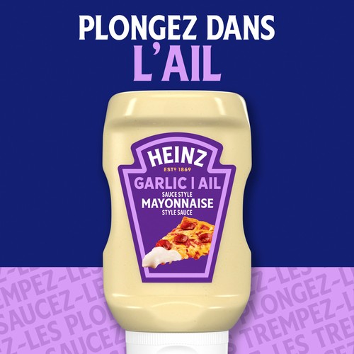 Heinz Mayonnaise Style Sauce Garlic 340 ml