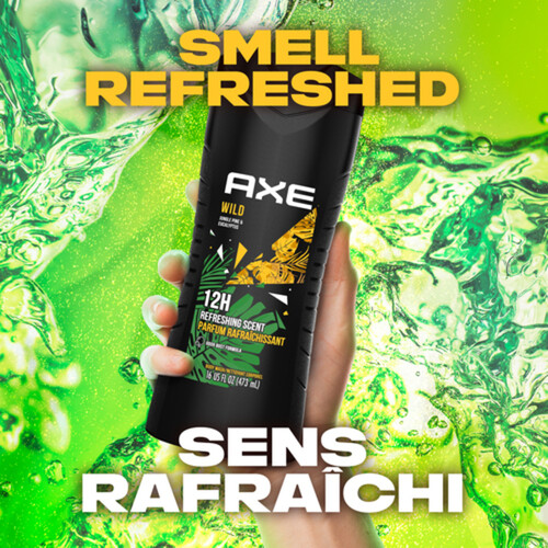 Axe Body Wash Wild For Long Lasting Freshness 473 ml