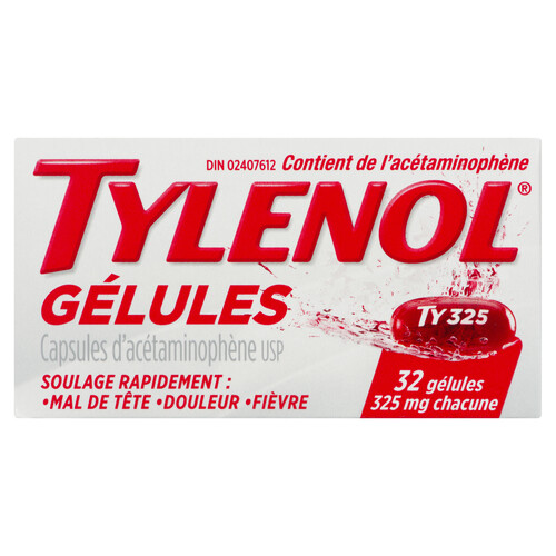 Tylenol Adult Pain Relief 325 mg Liquid Gels 32 EA