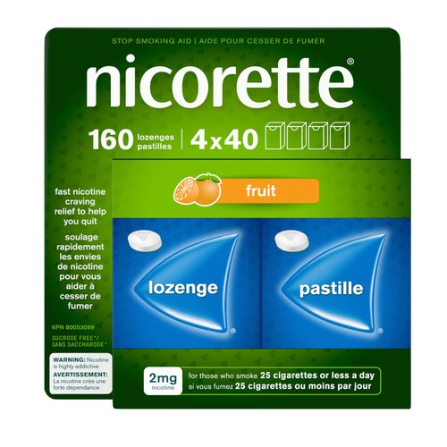 Nicorette Fruit 2 mg 160 lozenge
