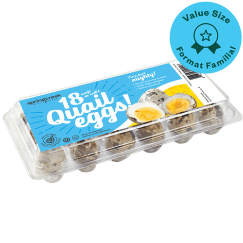 Spring Creek Quail Farms Farms Fresh Quail Eggs Value Size 18 Count