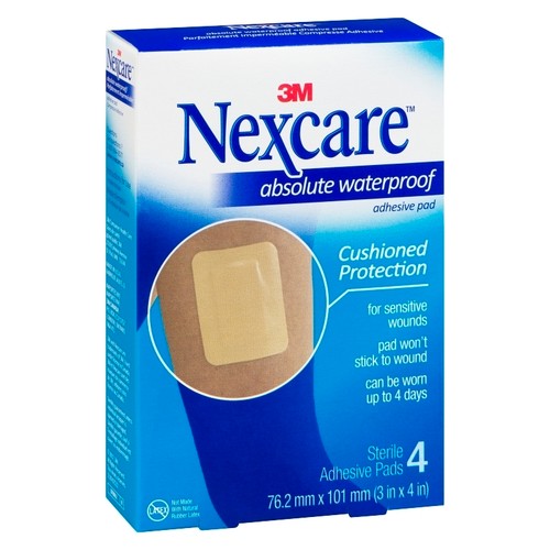 Nexcare Absolute Waterproof Bandages 4 EA