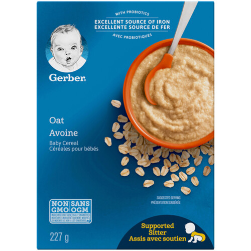 Gerber Stage 1 Baby Cereal Oat 227 g