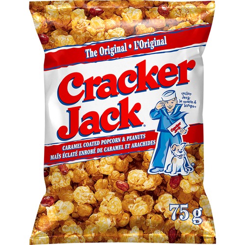 Cracker Jack Original Popcorn Caramel Coated And Peanuts 75 g