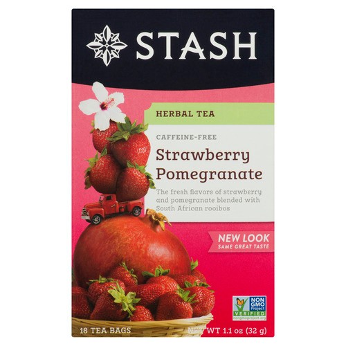 Stash Herbal Tea Strawberry Pomegranate 18 Tea Bags