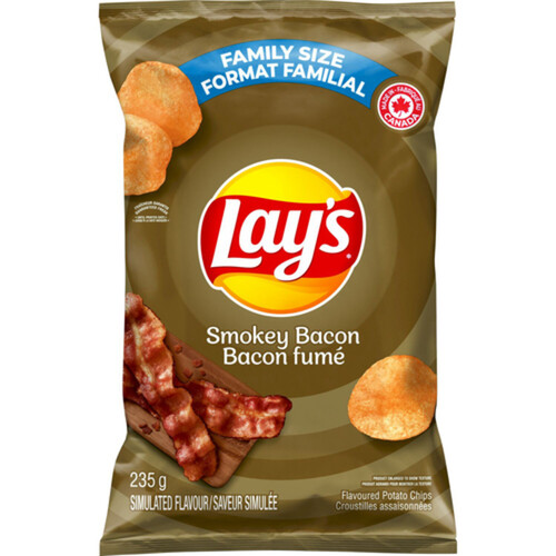 Lay's Potato Chips Smokey Bacon 235 g